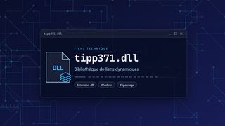 Visuel technique du fichier tipp371.dll, bibliothèque de liens dynamiques de Windows