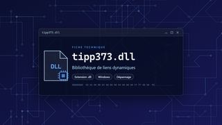 Visuel technique du fichier tipp373.dll, bibliothèque de liens dynamiques de Windows