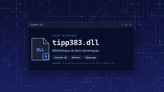 Visuel technique du fichier tipp383.dll, bibliothèque de liens dynamiques de Windows