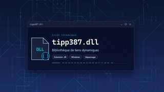Visuel technique du fichier tipp387.dll, bibliothèque de liens dynamiques de Windows