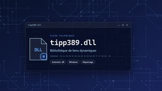 Visuel technique du fichier tipp389.dll, bibliothèque de liens dynamiques de Windows