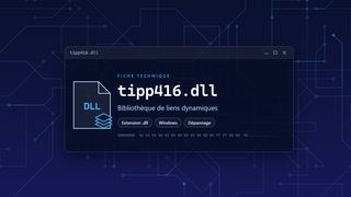 Visuel technique du fichier tipp416.dll, bibliothèque de liens dynamiques de Windows