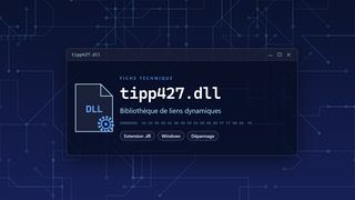 Visuel technique du fichier tipp427.dll, bibliothèque de liens dynamiques de Windows
