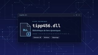 Visuel technique du fichier tipp456.dll, bibliothèque de liens dynamiques de Windows