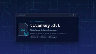 Visuel technique du fichier titankey.dll, bibliothèque de liens dynamiques de Windows