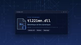 Visuel technique du fichier tl221mn.dll, bibliothèque de liens dynamiques de Windows
