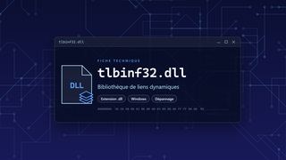 Visuel technique du fichier tlbinf32.dll, bibliothèque de liens dynamiques de Windows