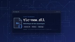 Visuel technique du fichier tlc-new.dll, bibliothèque de liens dynamiques de Windows