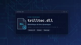 Visuel technique du fichier trilltoc.dll, bibliothèque de liens dynamiques de Windows