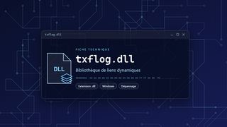 Visuel technique du fichier txflog.dll, bibliothèque de liens dynamiques de Windows
