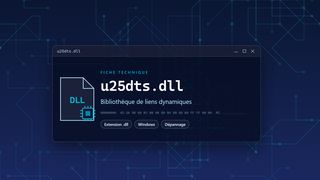 Visuel technique du fichier u25dts.dll, bibliothèque de liens dynamiques de Windows