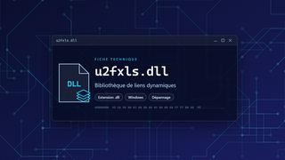 Visuel technique du fichier u2fxls.dll, bibliothèque de liens dynamiques de Windows