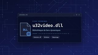 Visuel technique du fichier u32video.dll, bibliothèque de liens dynamiques de Windows