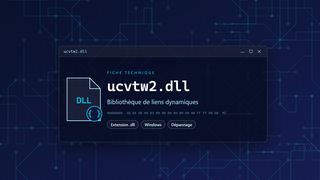 Visuel technique du fichier ucvtw2.dll, bibliothèque de liens dynamiques de Windows
