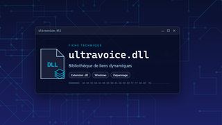Visuel technique du fichier ultravoice.dll, bibliothèque de liens dynamiques de Windows