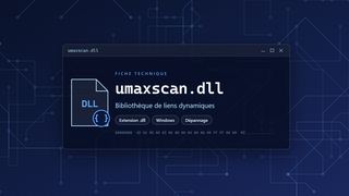 Visuel technique du fichier umaxscan.dll, bibliothèque de liens dynamiques de Windows