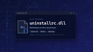 Visuel technique du fichier uninstallrc.dll, bibliothèque de liens dynamiques de Windows