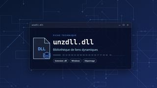 Visuel technique du fichier unzdll.dll, bibliothèque de liens dynamiques de Windows