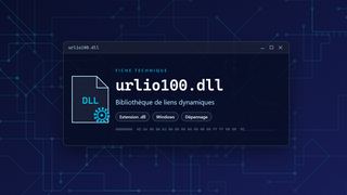 Visuel technique du fichier urlio100.dll, bibliothèque de liens dynamiques de Windows