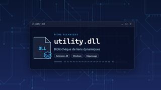 Visuel technique du fichier utility.dll, bibliothèque de liens dynamiques de Windows