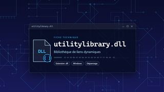 Visuel technique du fichier utilitylibrary.dll, bibliothèque de liens dynamiques de Windows