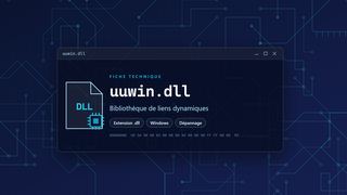 Visuel technique du fichier uuwin.dll, bibliothèque de liens dynamiques de Windows