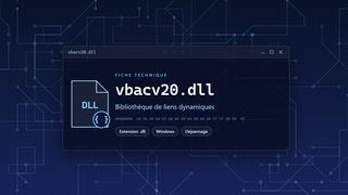 Visuel technique du fichier vbacv20.dll, bibliothèque de liens dynamiques de Windows