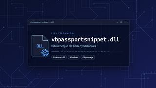 Visuel technique du fichier vbpassportsnippet.dll, bibliothèque de liens dynamiques de Windows