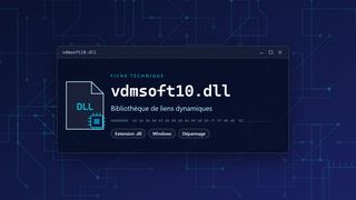 Visuel technique du fichier vdmsoft10.dll, bibliothèque de liens dynamiques de Windows