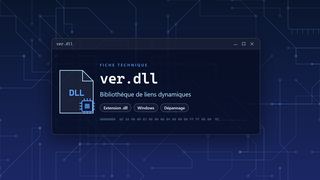 Visuel technique du fichier ver.dll, bibliothèque de liens dynamiques de Windows