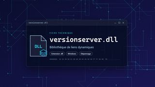 Visuel technique du fichier versionserver.dll, bibliothèque de liens dynamiques de Windows
