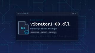 Visuel technique du fichier vibrator1-00.dll, bibliothèque de liens dynamiques de Windows