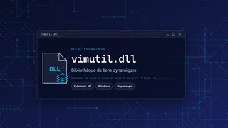 Visuel technique du fichier vimutil.dll, bibliothèque de liens dynamiques de Windows