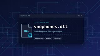 Visuel technique du fichier vnophones.dll, bibliothèque de liens dynamiques de Windows
