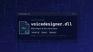 Visuel technique du fichier voicedesigner.dll, bibliothèque de liens dynamiques de Windows