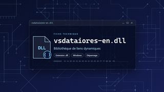 Visuel technique du fichier vsdataiores-en.dll, bibliothèque de liens dynamiques de Windows