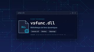 Visuel technique du fichier vsfunc.dll, bibliothèque de liens dynamiques de Windows