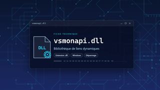 Visuel technique du fichier vsmonapi.dll, bibliothèque de liens dynamiques de Windows