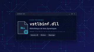 Visuel technique du fichier vstlbinf.dll, bibliothèque de liens dynamiques de Windows