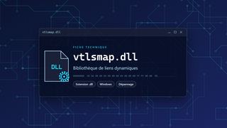 Visuel technique du fichier vtlsmap.dll, bibliothèque de liens dynamiques de Windows
