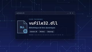 Visuel technique du fichier vufile32.dll, bibliothèque de liens dynamiques de Windows