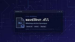 Visuel technique du fichier wavd3bvr.dll, bibliothèque de liens dynamiques de Windows
