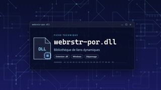 Visuel technique du fichier webrstr-por.dll, bibliothèque de liens dynamiques de Windows
