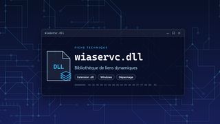 Visuel technique du fichier wiaservc.dll, bibliothèque de liens dynamiques de Windows