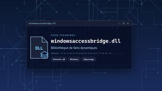 Visuel technique du fichier windowsaccessbridge.dll, bibliothèque de liens dynamiques de Windows