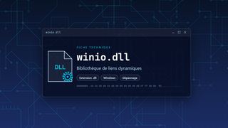 Visuel technique du fichier winio.dll, bibliothèque de liens dynamiques de Windows