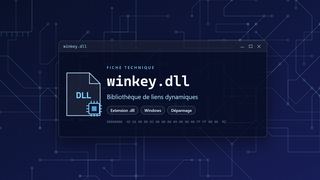 Visuel technique du fichier winkey.dll, bibliothèque de liens dynamiques de Windows