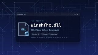 Visuel technique du fichier winshfhc.dll, bibliothèque de liens dynamiques de Windows