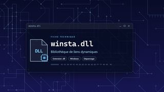 Visuel technique du fichier winsta.dll, bibliothèque de liens dynamiques de Windows