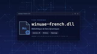 Visuel technique du fichier winuae-french.dll, bibliothèque de liens dynamiques de Windows
